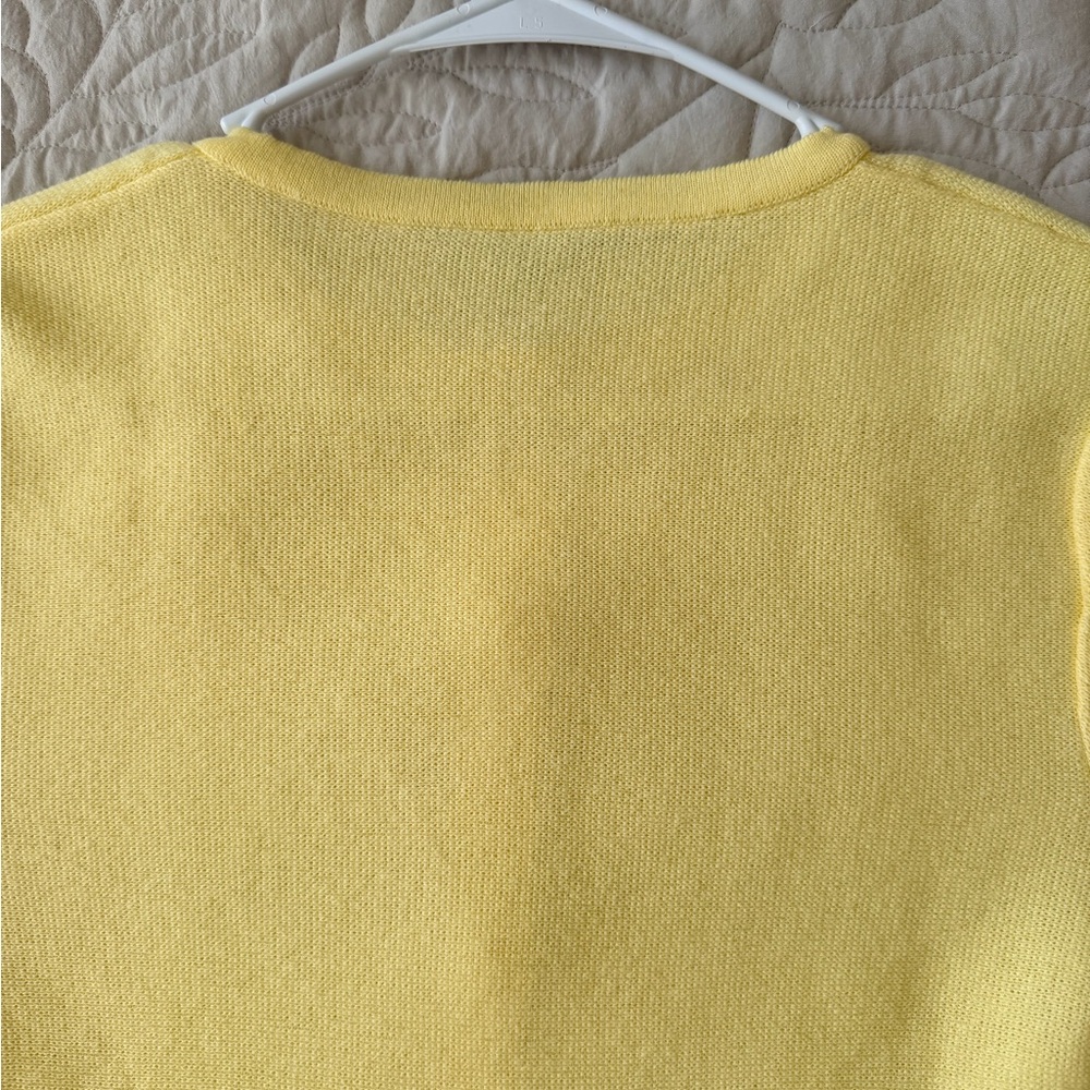 Zara Pale Yellow Lightweight top - Picture 9 of 9